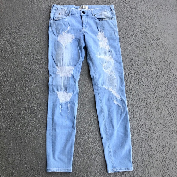 Scotch & Soda Denim - Maison Scotch La Parisienne Distressed Skinny Jean
